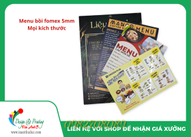 MENU BỒI FOMEX