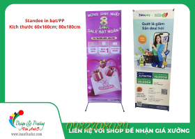 STANDEE CHÂN CHỮ X 