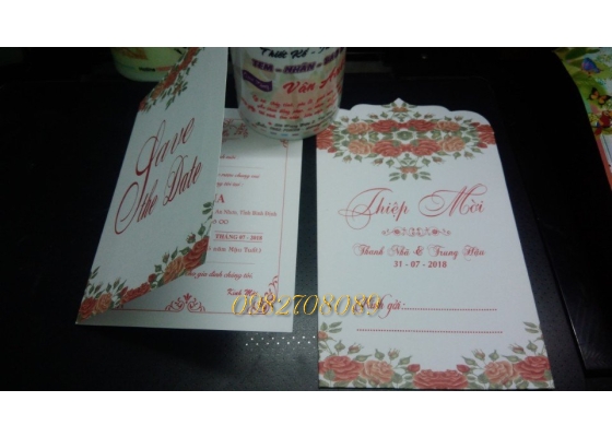 Thiệp cưới hot trong tháng