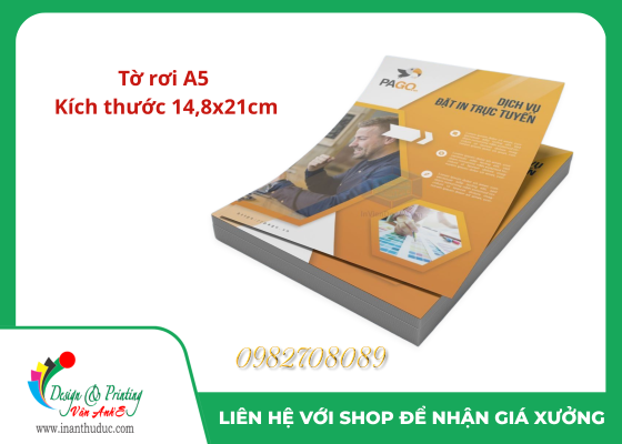 TỜ RƠI A5 IN SỐ LƯỢNG ÍT