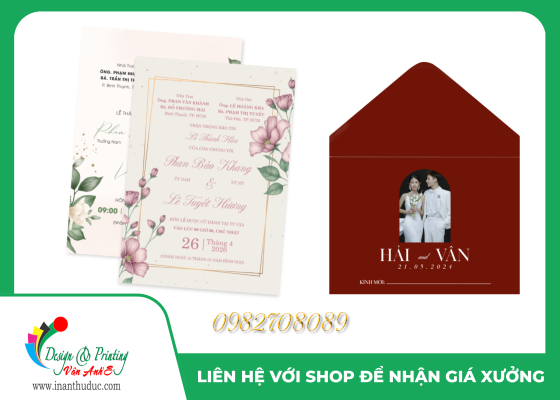 Thiệp Cưới Mẫu mới 