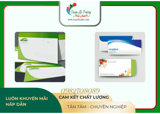 Bao thư giấy láng C120