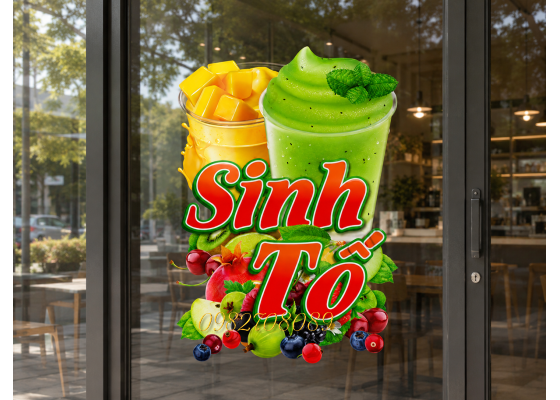 DECAL NHỰA KHỔ LỚN