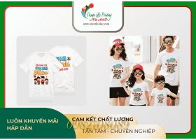 IN ÁO THUN GIA ĐÌNH