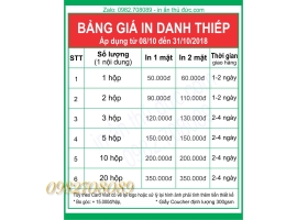IN DANH THIẾP