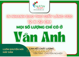Bao thư giấy láng C120